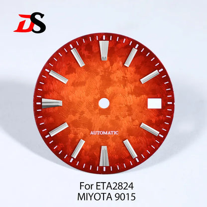 28.5mm Dial 62GS Xinzhou Sakura Dial No Lume for NH35 ETA2824 SW200 MIYOTA9015 Movement No Date