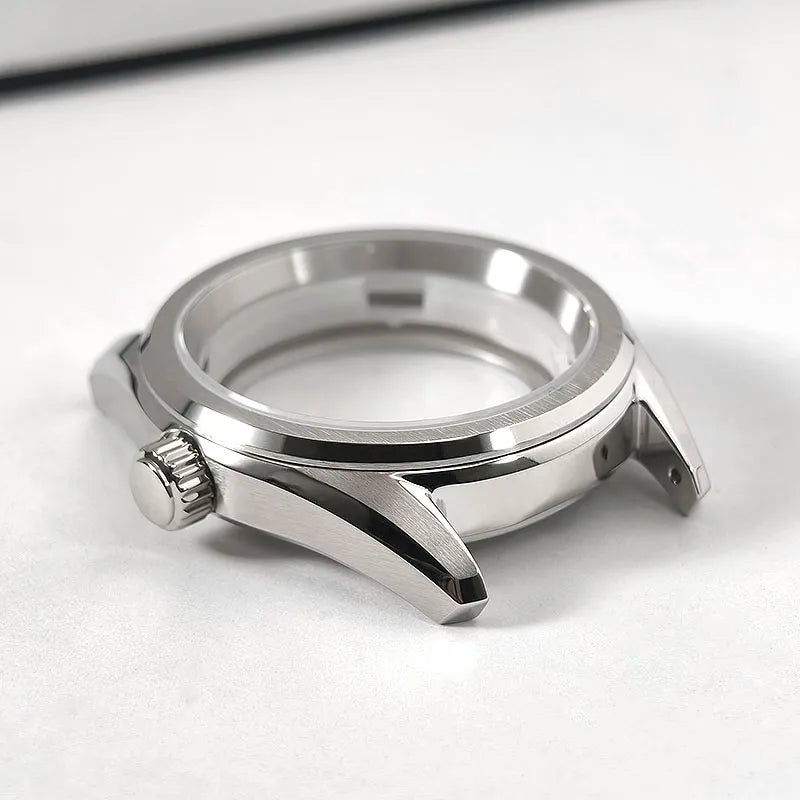 38mm Watch Case Classic for MIYOTA 9015 Movement 28.5mm Dial Stainless Steel