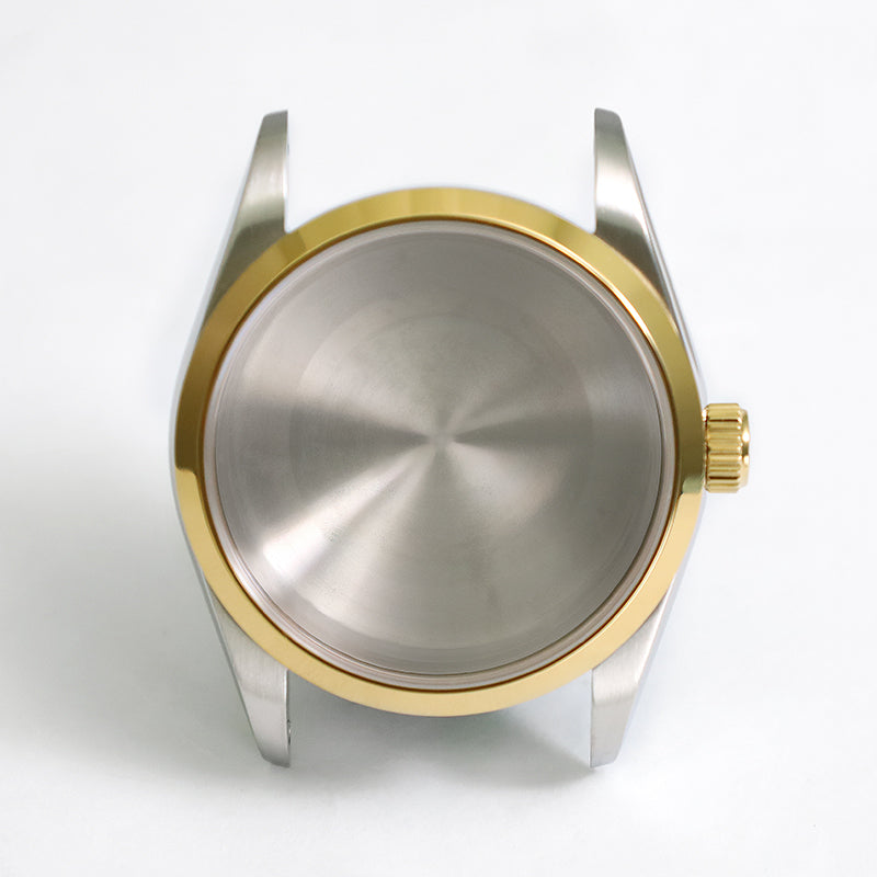 PVD Gold Rose gold 36mm Oyster Case Glass Sapphire AR Coating High Quality NH35/NH36
