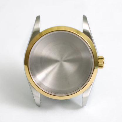 PVD Gold Rose gold 36mm Oyster Case Glass Sapphire AR Coating High Quality NH35/NH36