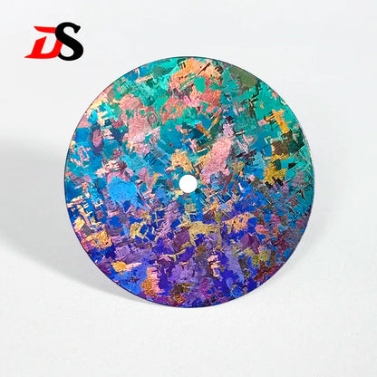 Sterile 28.5mm Ice Crystal Titanium Dial Blue Lume NH35 Movement