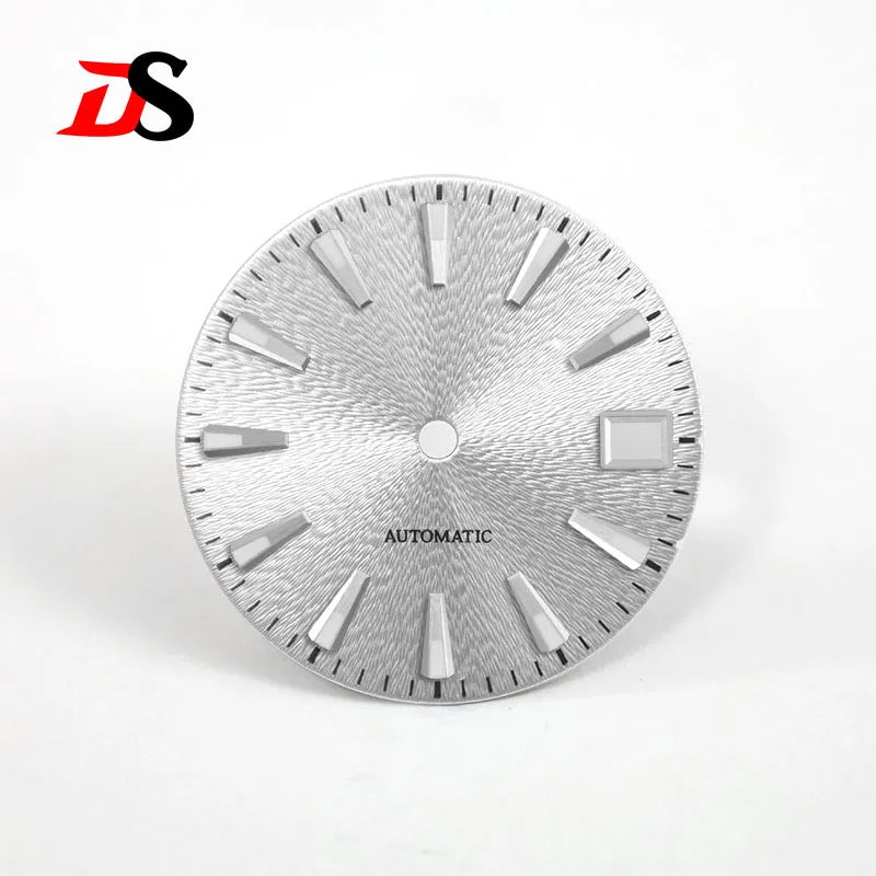 Invisible Textured Sunburst Dial GS Blue Green Lume NH35 28.5mm