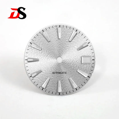 Invisible Textured Sunburst Dial GS Blue Green Lume NH35 28.5mm