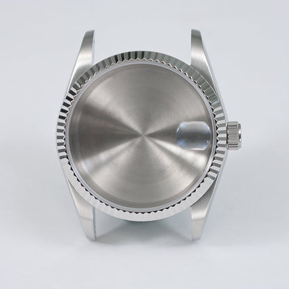 36mm Oyster Case Glass Back Rose Gold Steel Sapphire AR Coating