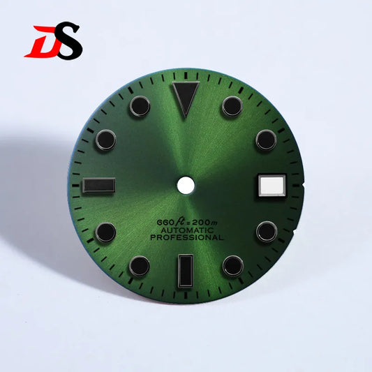 Matte 28.5mm Dial YM SUB Black Lume NH35 Movement Date