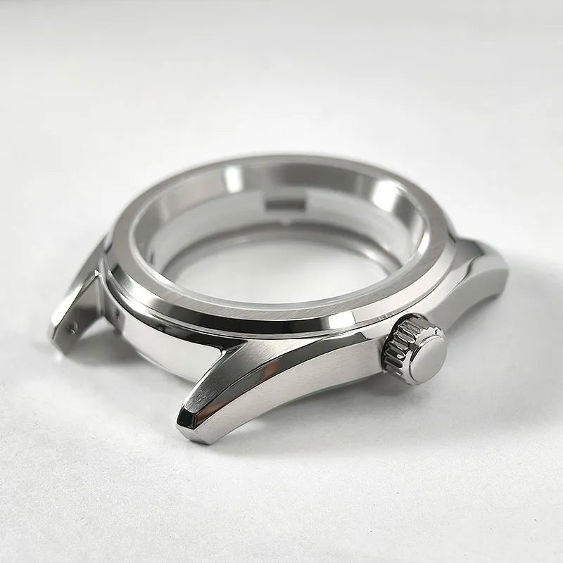 38mm Watch Case Classic for MIYOTA 9015 Movement 28.5mm Dial Stainless Steel