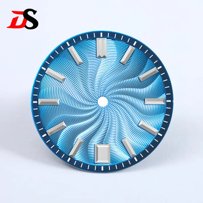 Guilloche Dial Envelope Index No Lume Sterile 28.5mm NH35NH34 Movement 3 O'clock /6O'clock /no Date