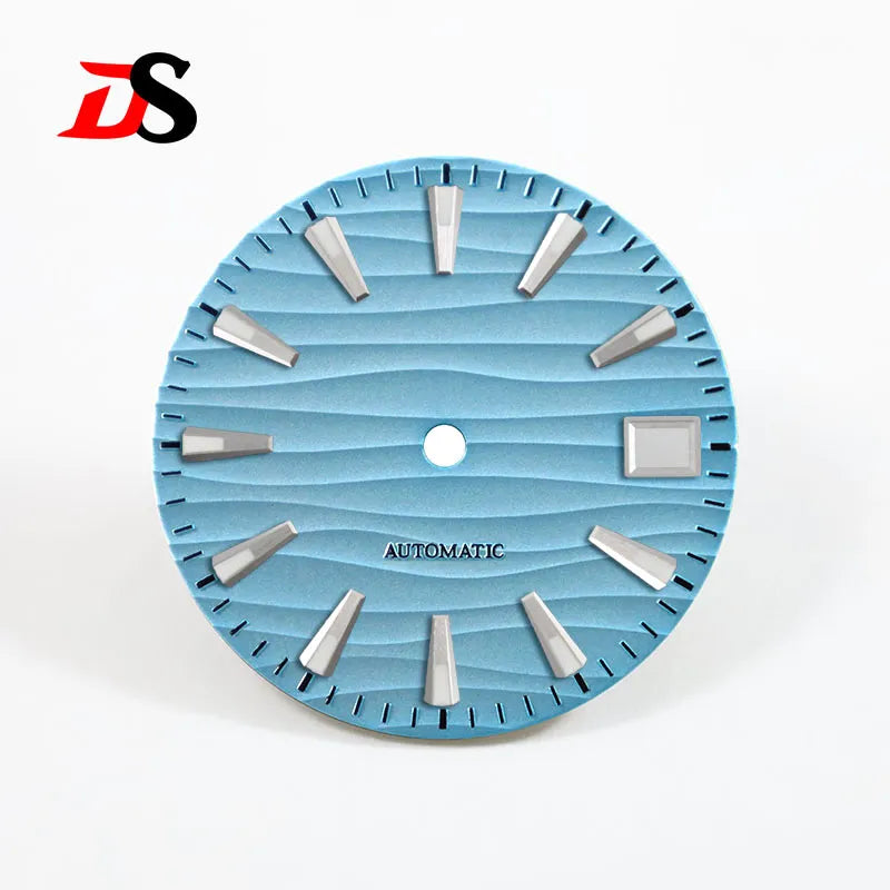 28.5mm Wave Dial BGW9 C3 Lume 3 O'clock Date NH35 NH34 movement