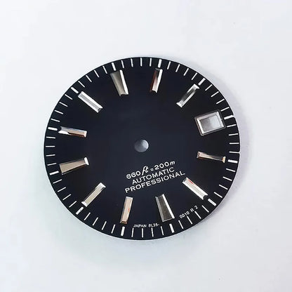 28.5mm Dial No Lume Sunburst Modified Watch NH35 Movement