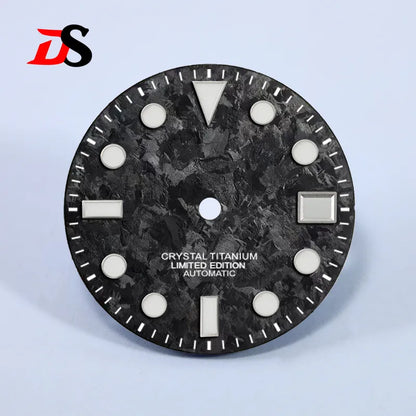 28.5mm Dial Ice Crystal Titanium Dial Chaotic BGW9 C3 Lume NH35 Movement