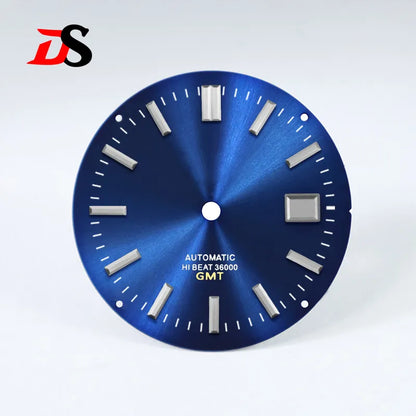32.5mm HI-BEAT 36000 GMT Sunburst Dial for 40mm 44GS Case NH34 Movement