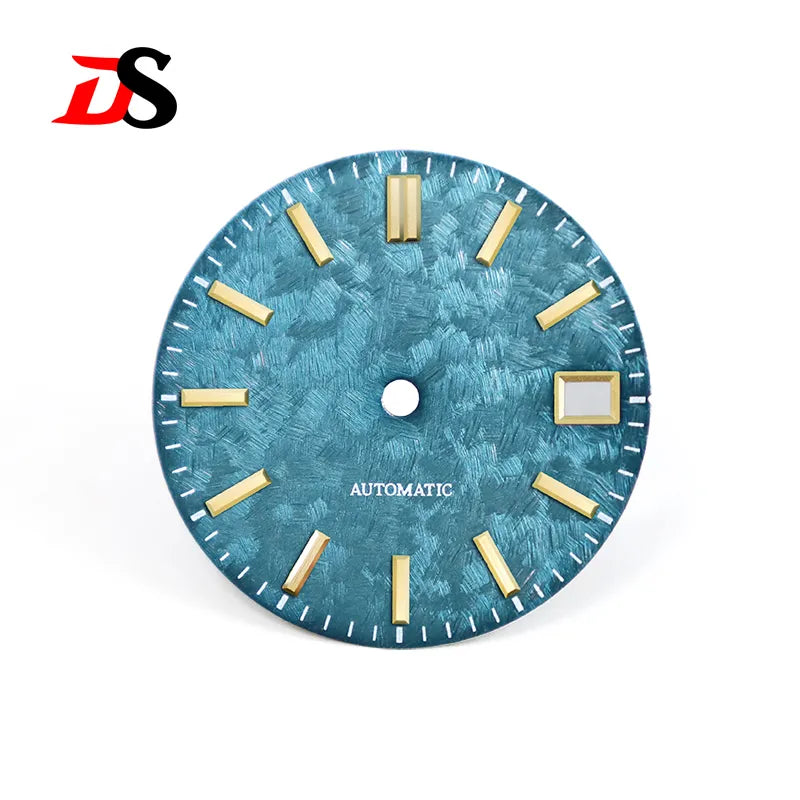 62GS Mod Dial Cherry Minute Mark NH35 No Lume Cherry Trees of Spring Light-green 28.5mm for SKX007 GS Mod