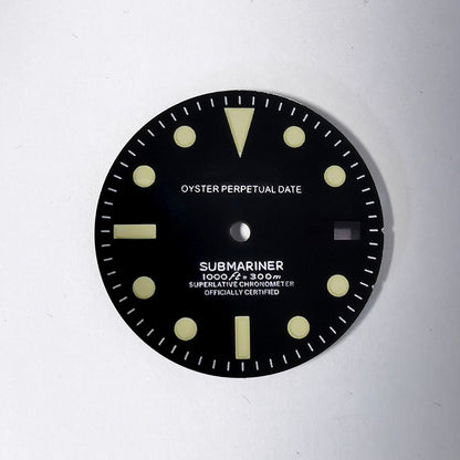 SUB 28.5mm Retro Dial Beige Lume Suitable for NH35NH34 GMT Movement