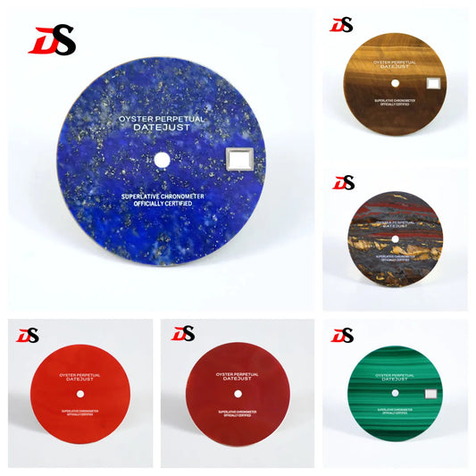 Natural Stone Sterile Series Gemstones Lapis Lazuli Malachite Dial for Agate 28.5mm DATE JUST