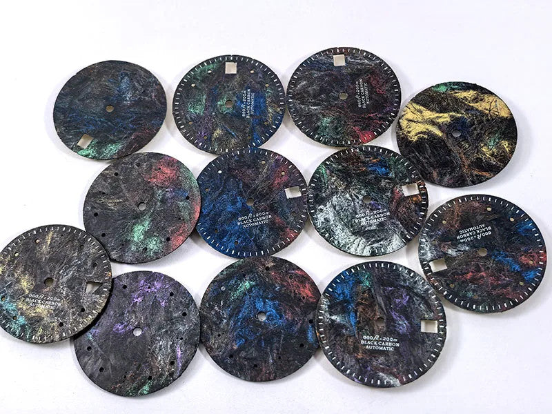 28.5mm Dial Rich Color Carbon Fiber Dial BGW9 Lume for NH35 Movement No date/3o'clock date