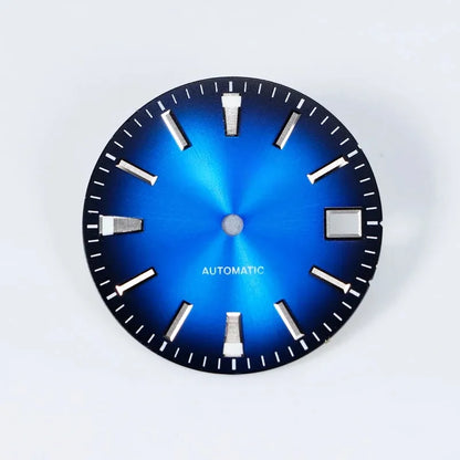 Gradient 28.5mm Dial Blue Lume sunburst Dial NH35 Movement