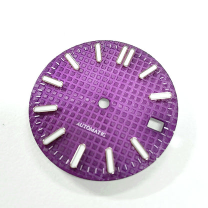 Waffle Dial BGW9blue luminous 28.5MM NH35NH36 S Mod