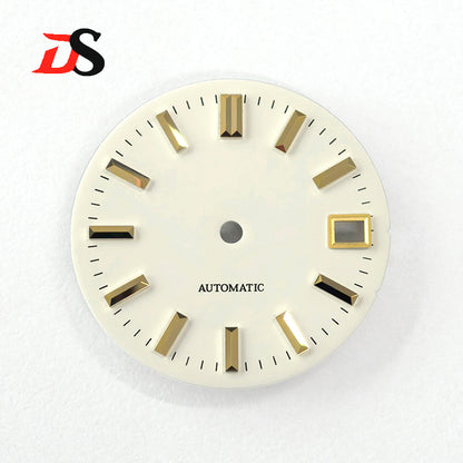 Sunburst Matte Cream Color No-luminous Dial NH38NH35 28.5mm