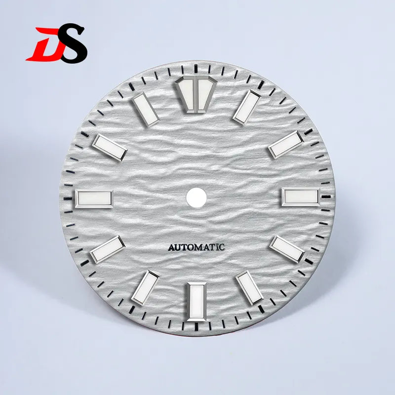 Gradient Wave Dial 28.5mm Blue Lume for NH35/NH38 Movement No Date