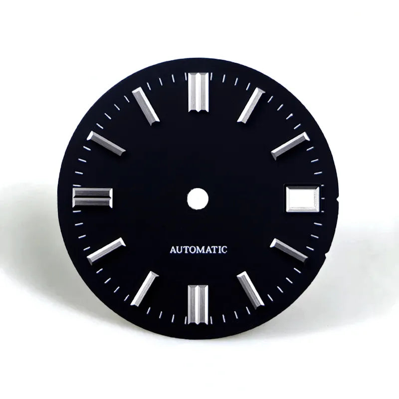 28.5mm Watch Dial Classic Sunburst Dial No Lume NH35 Movement