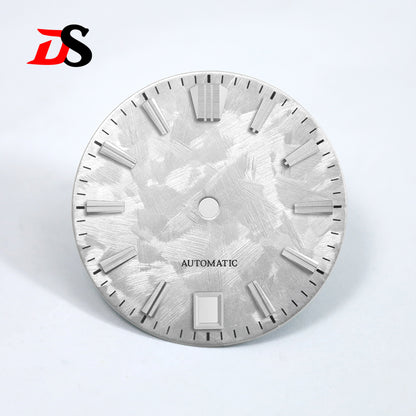 6 O'clock Date Shunbun and Sea of Clouds Dial NH35 No Lume Sakura Pink Spring 28.5mm for SKX007 GS Mod