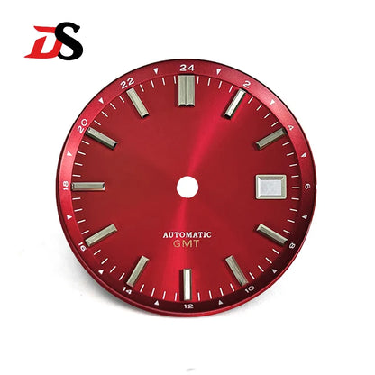 32.5mm GMT Sunburst Dial for 40mm 44GS Case NH34