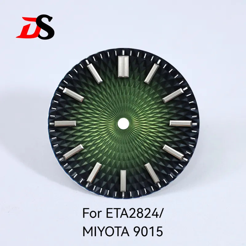 Pineapple Face Dial 28.5mm Dial No Lume Suitable for NH35 NH38 ETA2824/MIYOTA 9015 Movement No Date