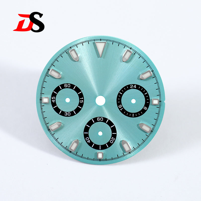 Matte Dial 29.5mm Blue Lume for VK63 Movement