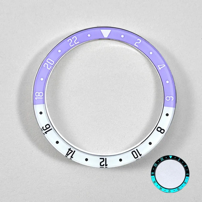 38*30.6mm Sapphire bezel blue lume