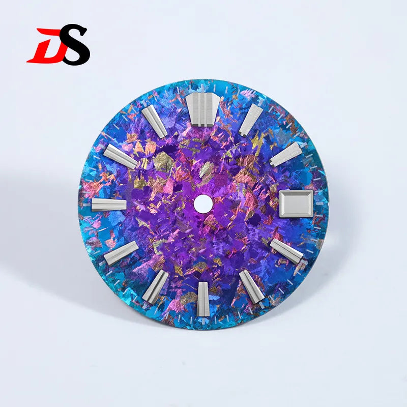 Gradien Dial 28.5mm Ice Crystal Titanium Dial NO Lume NH35 Movement