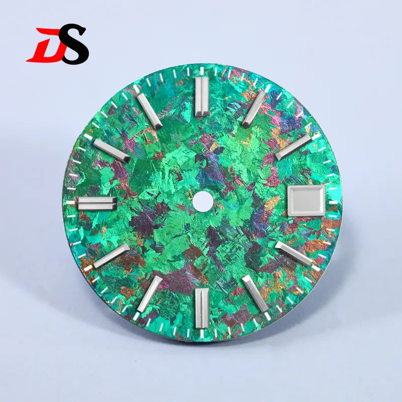 28.5mm Gradient Ice Crystal Titanium Dial NO Lume NH35 Movement