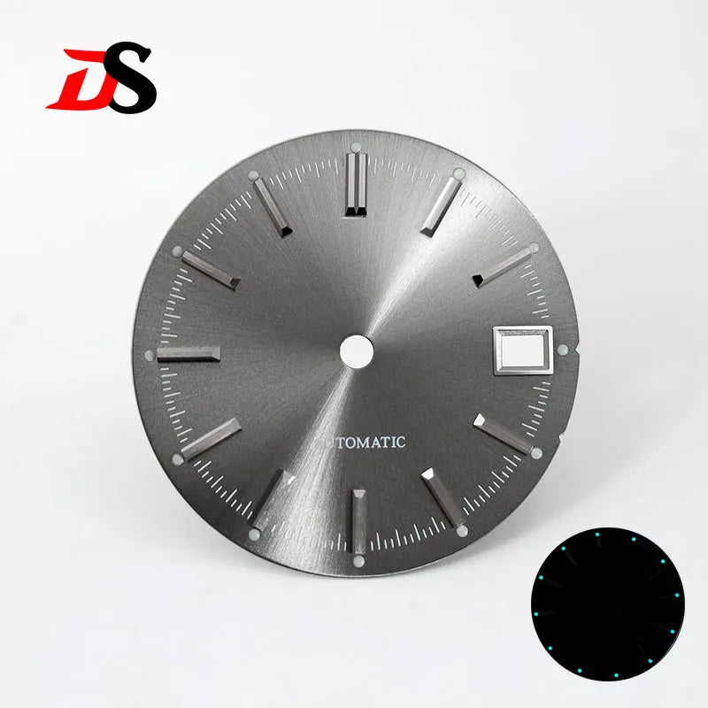28.5mm Dia Blue Lume Sunburst Dial NH35 Movement