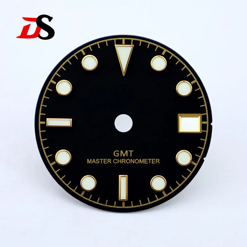 28.5mm Matte Dial Blue Lume NH35NH34GMT Movement
