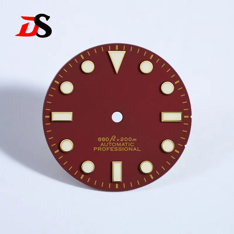 SUB Matte 28.5mm Dial Sunburst YM BGW9 C3 Lume NH35 Movement Gold No Date