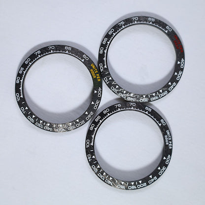 Carbon Fiber Bezel 38.5mm*30.5mm Inclined Insert Module Watch Accessories High Quality Watch Bezel