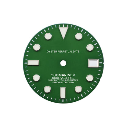 SUB Dial Series Sunburst Dial BGW9 C3 Lume for NH35 Movement