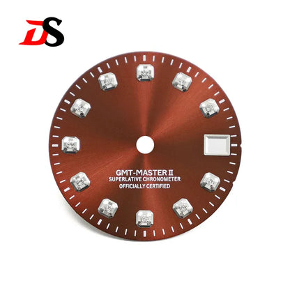 Zircon Dial NH34 Simulated Diamond Index GMT