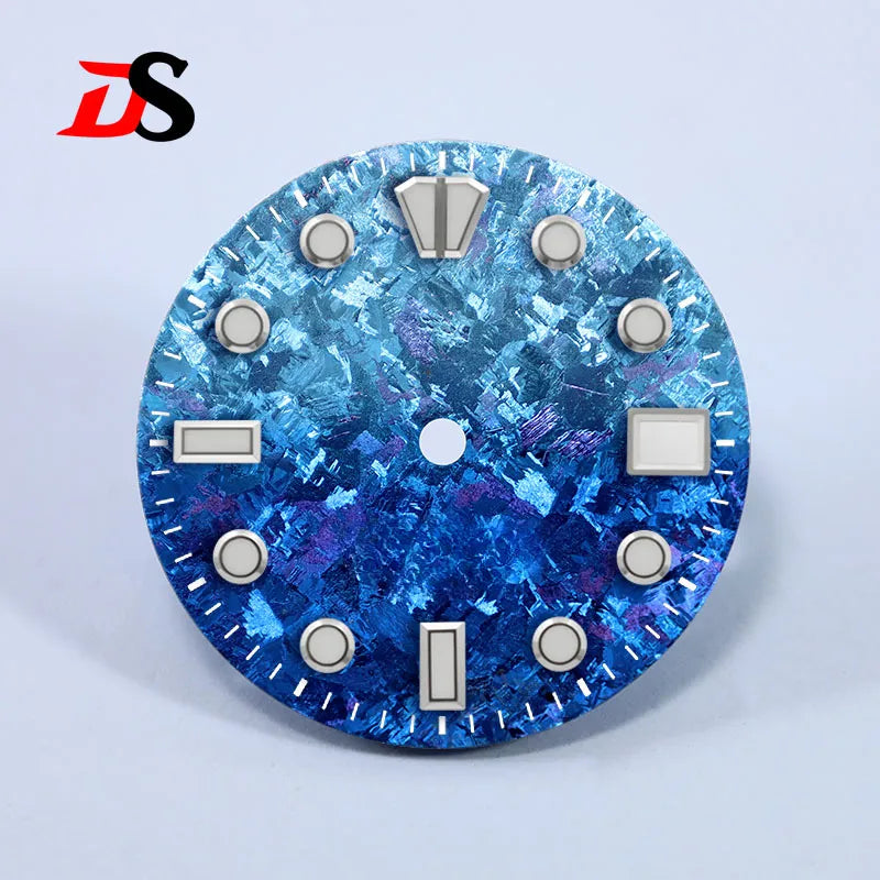 28.5mm Dial Crystal Titanium Dial Chaotic Texture BGW9 C3 Lume NH35 Movement