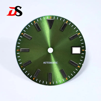 Matte Sunburst Dial Black Lume NH35 Movement 28.5mm