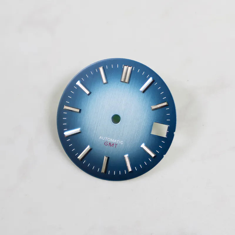 28.5mm Dial Straight Emery Cloth Texture No Lume NH35 Movement