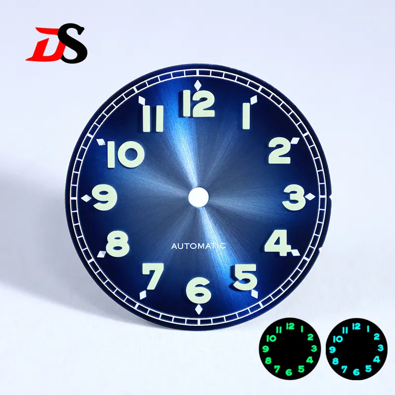 28.5mm Forerunner Dial BGW9 C3 Lume for NH35 NH38 ETA2824 Miyota9015 No Date