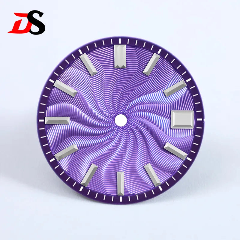 Guilloche Dial Envelope Index No Lume Sterile 28.5mm NH35NH34 Movement 3 O'clock /6O'clock /no Date