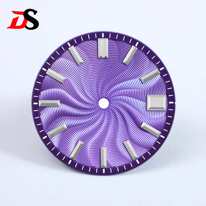 Guilloche Dial Envelope Index No Lume Sterile 28.5mm NH35NH34 Movement 3 O'clock /6O'clock /no Date