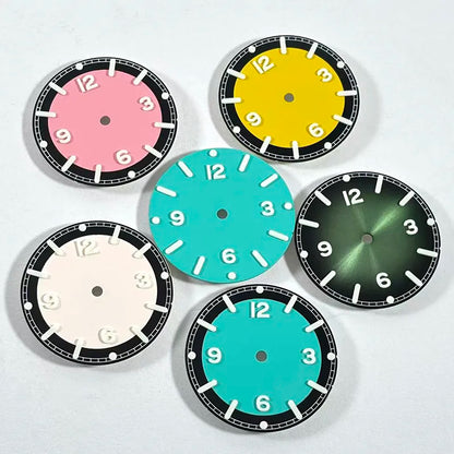 369 Number Dial 28.5mm Matte for NH35NH38 Movement No Date Dial