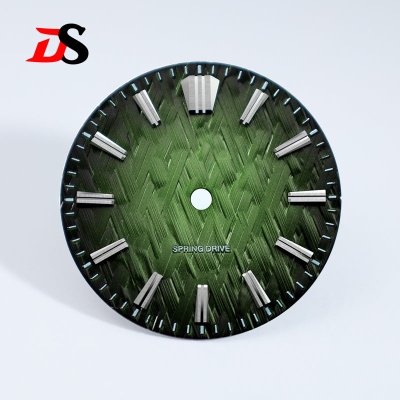 No Date 28.5mm Ice Forests Dial for NH34 NH35 Movement Blue Lume/no Lume