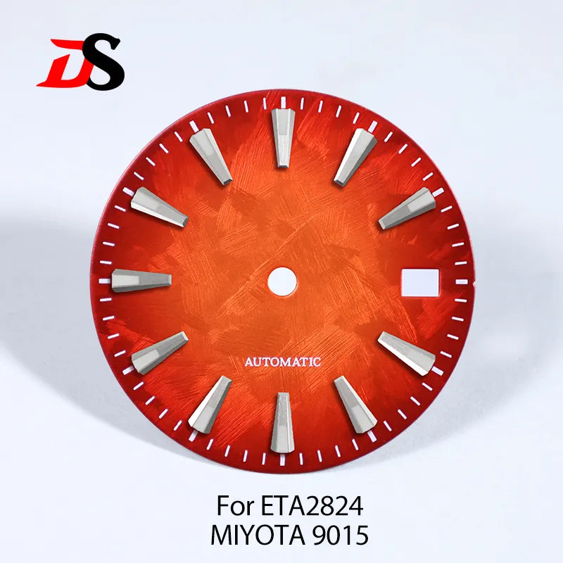 28.5MM Sakura Dial BGW9 C3 Lume for ETA2824/MIYOTA 9015 Movement