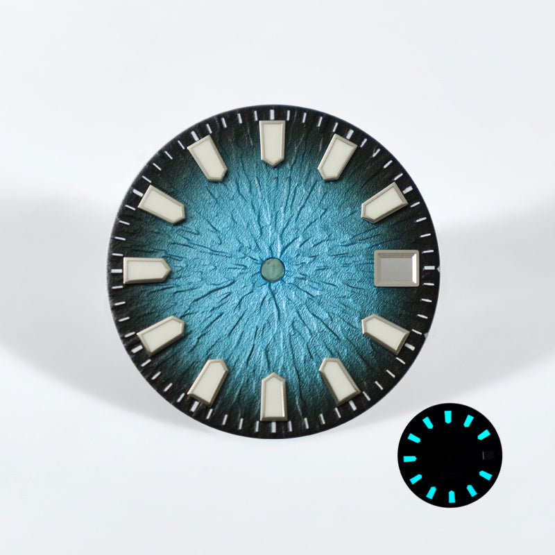 Teacup Pattern Date Dial Blue Lume 28.5mm NH35