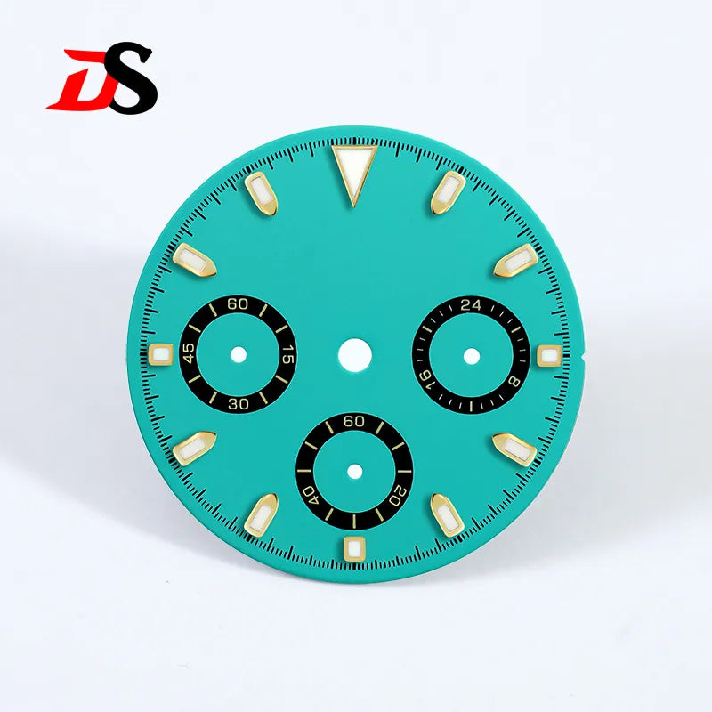 Matte Dial 29.5mm Blue Lume for VK63 Movement