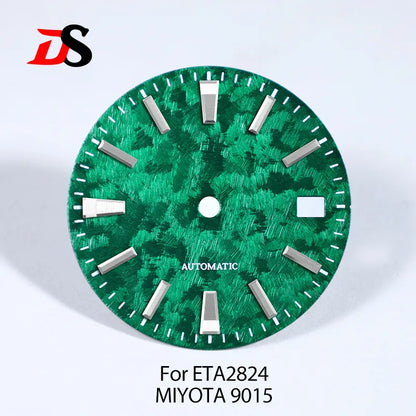 28.5mm Dial 62GS Xinzhou Sakura Dial Blue Lume for NH35 ETA2824 SW200 MIYOTA9015 Movement No Date