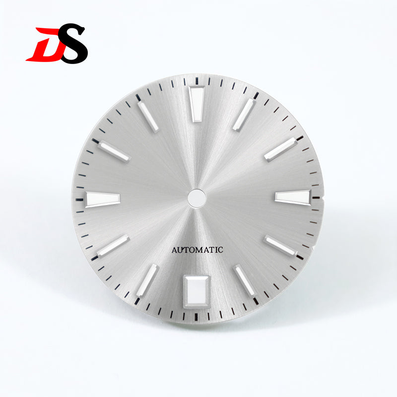 GS 28.5mm Sunburst Dial 6 O'clock Blue Lume NH35 Movement No Lume